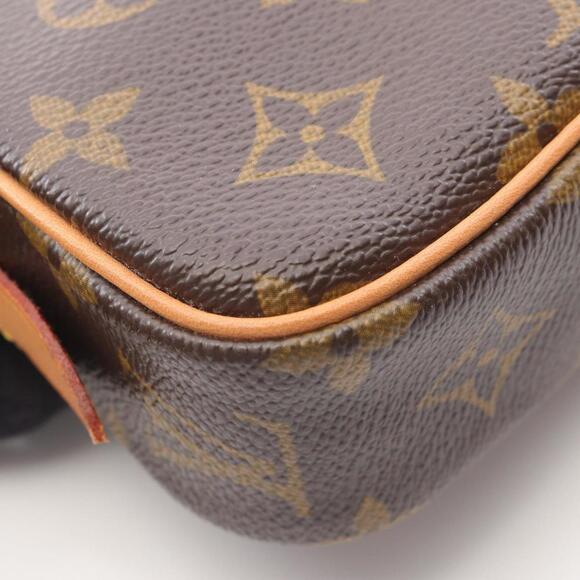 LOUIS VUITTON Brown Monogram Leather Shoulder Bag - Picture 7 of 8